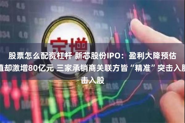 股票怎么配资杠杆 新芯股份IPO：盈利大降预估值却激增80亿元 三家承销商关联方皆“精准”突击入股